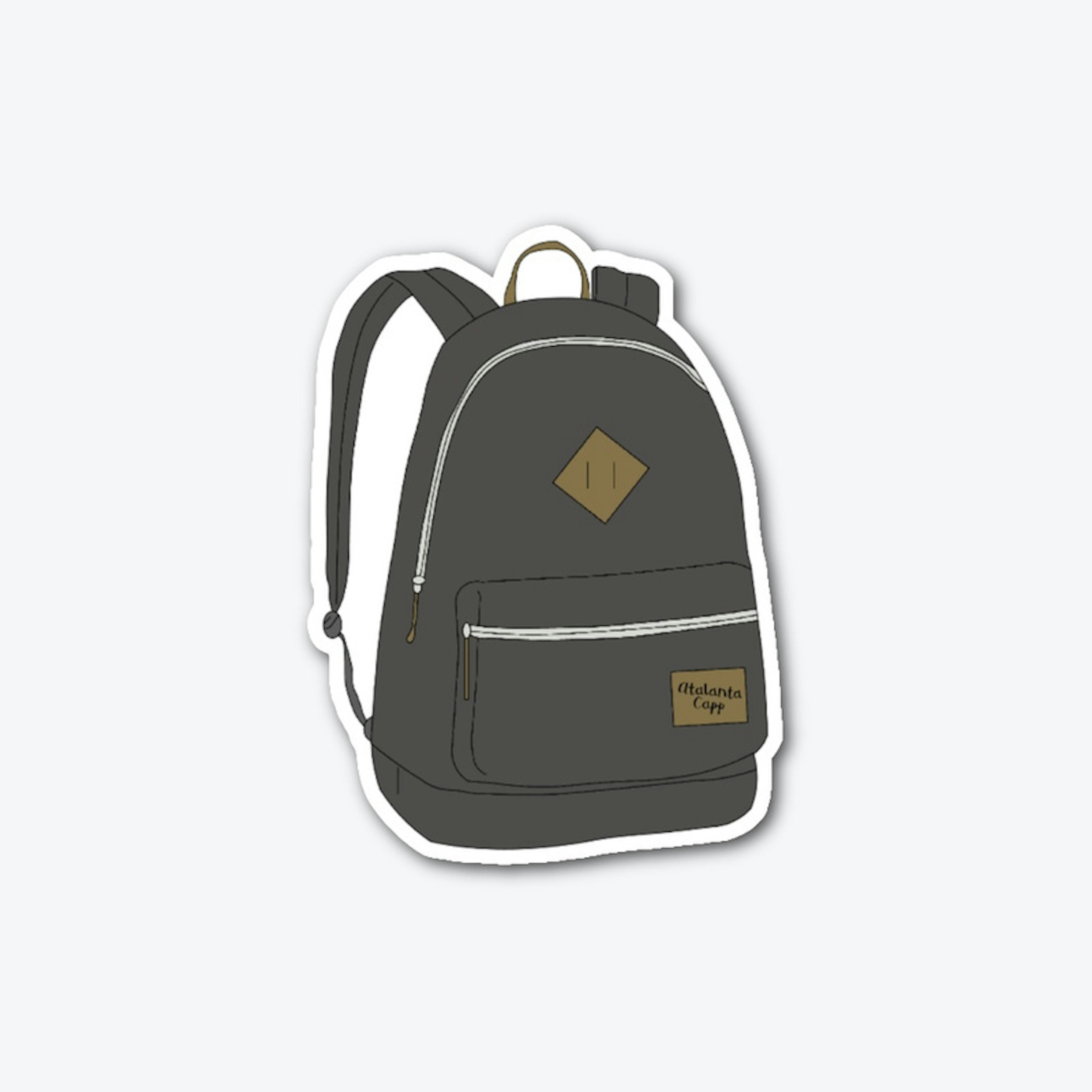 Atalanta's Backpack Sticker